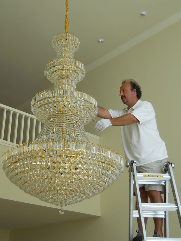 Florida Chandelier Cleaning Company, Cleaning Chandelier Service