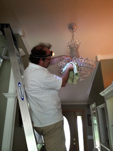 chandelier cleaning west coast